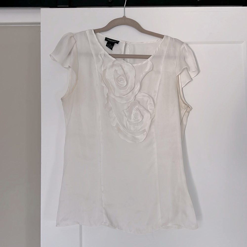 Spence Women’s White Flower Blouse
